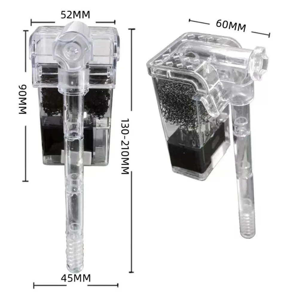 Water Purification USB/plug Submersible Filtration Wall Mounted Waterfall Fish Tank Filter Waterfall Suspension Three in One