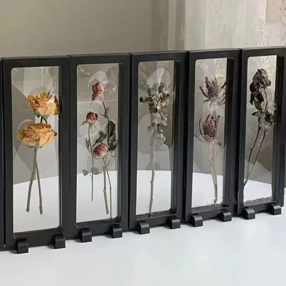 Transparent Dried Flower Display Picture Frame Dried Flower Frame Storage Box Bracelet Jewelry Storage Case Home Decoration