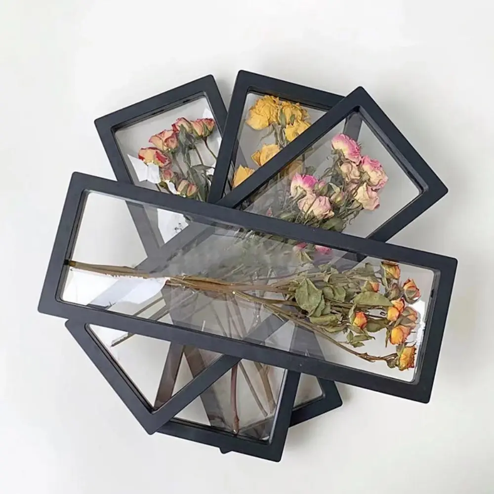 Transparent Dried Flower Display Picture Frame Dried Flower Frame Storage Box Bracelet Jewelry Storage Case Home Decoration