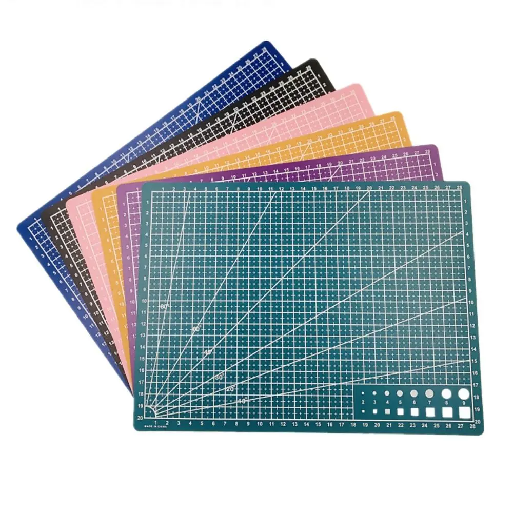 A3 A4 A5 PVC Cutting Board Cutting Mat Leather Craft Tool Workbench Patchwork Sewing Manual DIY Engraving Double-side Pad