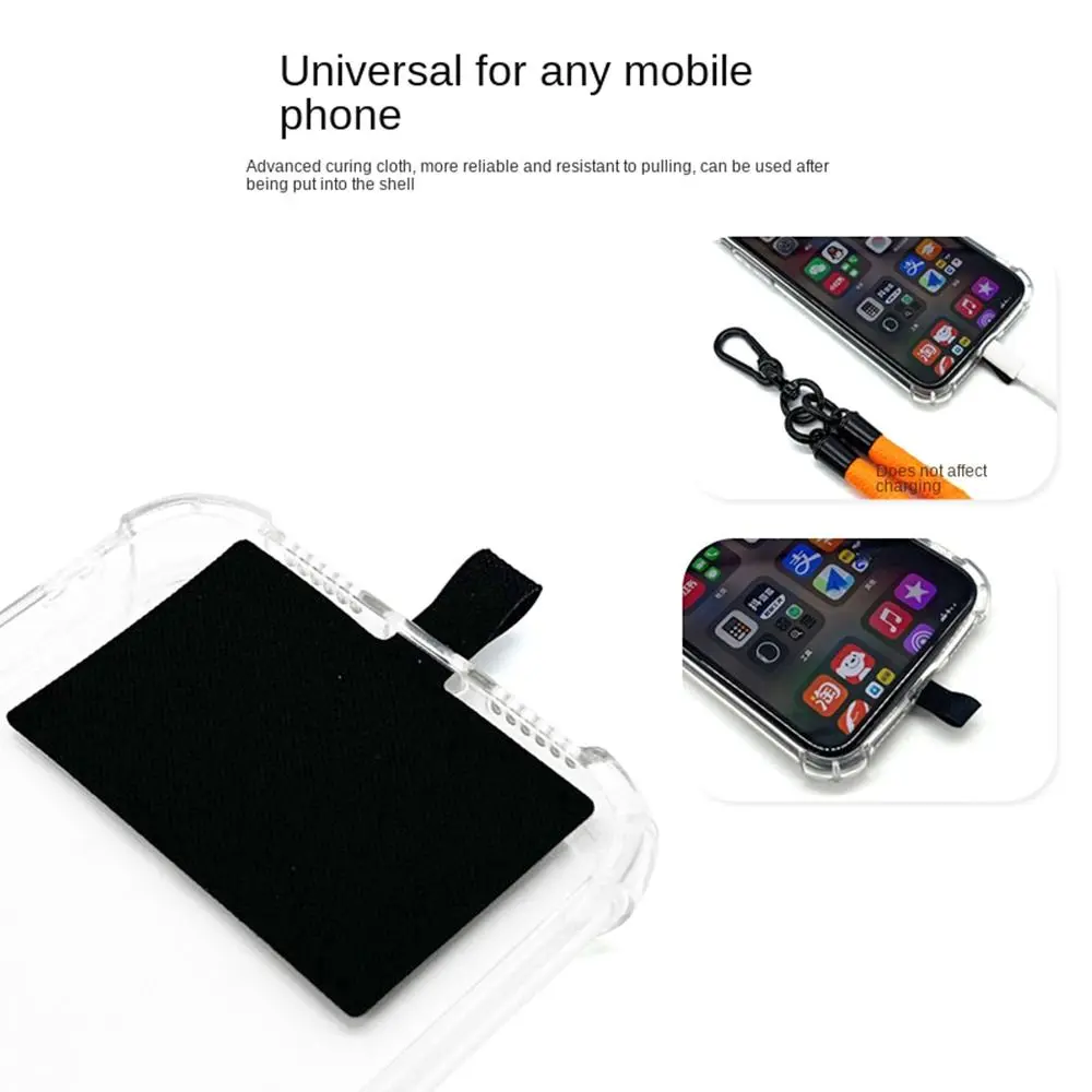 Adjustable Mobile Phone Strap Lanyard Crossbody Phone Lanyards Neck Rope with Patch for Cell Phone Hanging Cord Strap