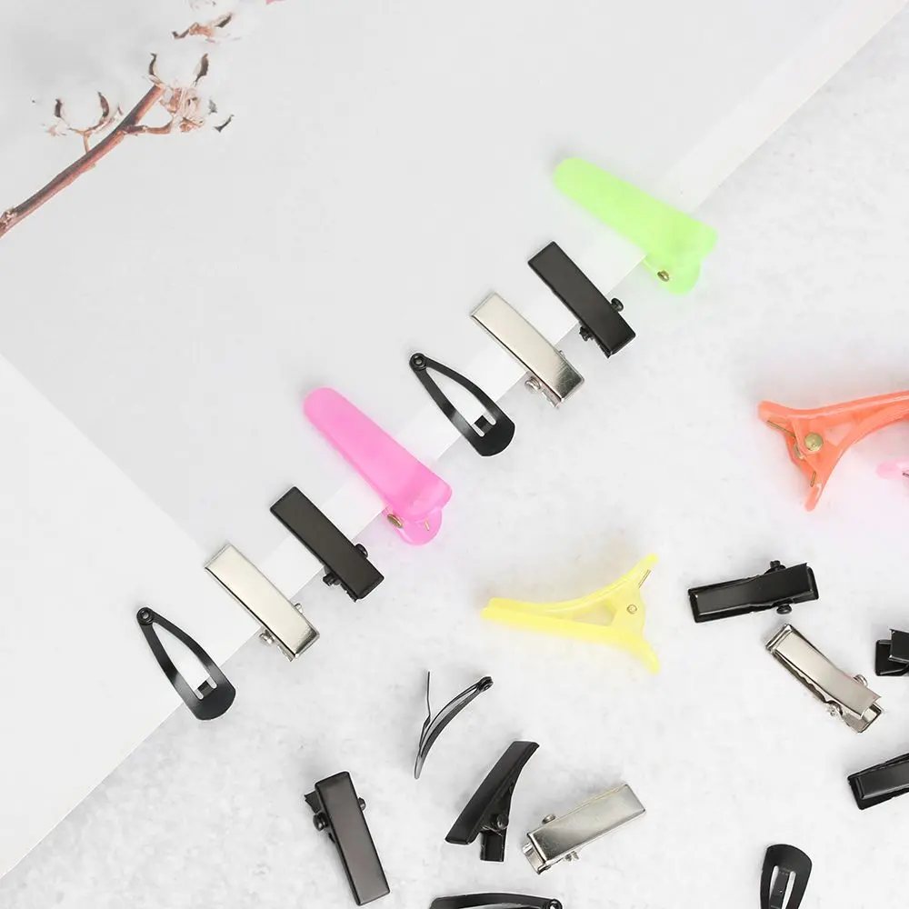 10pcs Doll Hairpin Headwear Doll Mini Matal Plastic Clip Children Hair Clip Princess Kid Head Clip Toys DIY Doll Accessories
