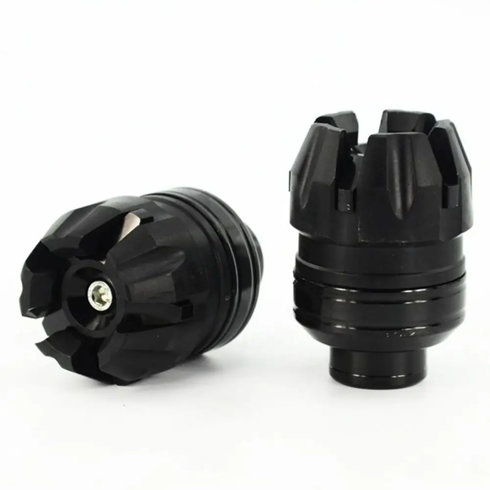 2Pcs Anti-Falling Frame Slider Protector Motorcycle Front Rear Fork Wheel Crash Protector Motorcycle Crash Protect Motocross