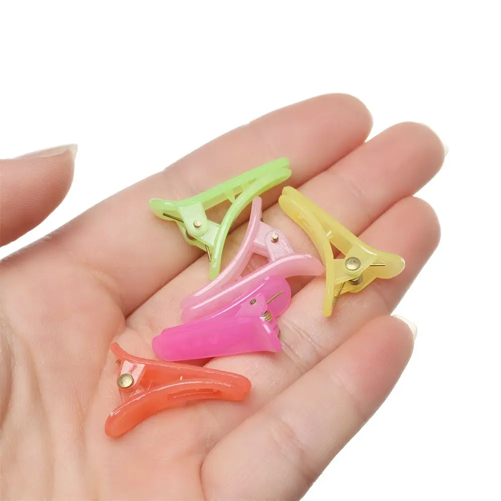 10pcs Doll Hairpin Headwear Doll Mini Matal Plastic Clip Children Hair Clip Princess Kid Head Clip Toys DIY Doll Accessories