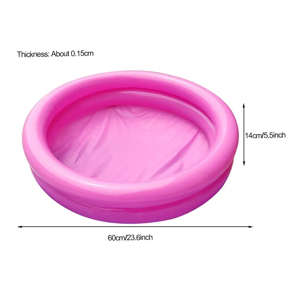 Round Basin Kids PVC Summer Baby Inflatable Swimming Pool Garden Paddling Pool for 0-3Y