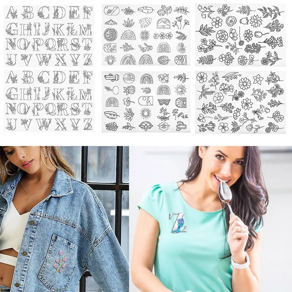 DIY Handmade Stitching Embroidery Paper Water Soluble Embroidery Stabilizer Sewing Embroidery Crafts Supplies Accessories