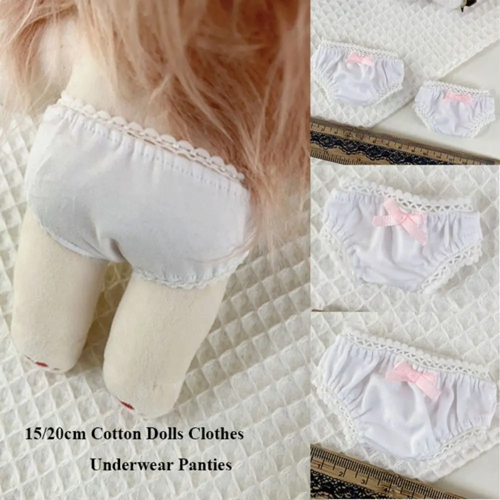 For 1/12bjd Doll Clothing Doll Fashion Clothes Underwear Panties 15/20cm Cotton Dolls Underpant Knickers for 1/11 ob11 Dolls