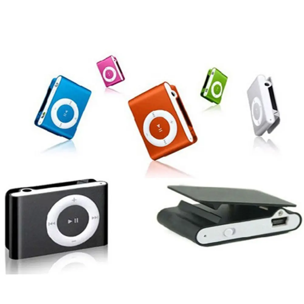 Mini USB MP3 Player Walkman Colourful Mini MP3 Player Music Media Mini Clip Support TF Card Stylish Design