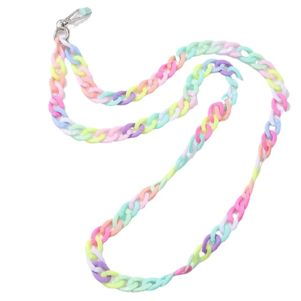 Colorful Crossbody Cellphone Strap Chain Necklace Phone Lanyard With Slot Card For iPhone/ Samsung Accessories