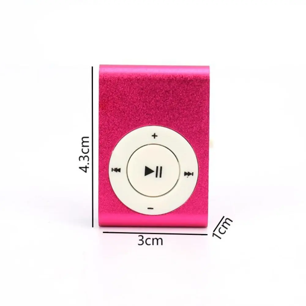 Mini USB MP3 Player Walkman Colourful Mini MP3 Player Music Media Mini Clip Support TF Card Stylish Design
