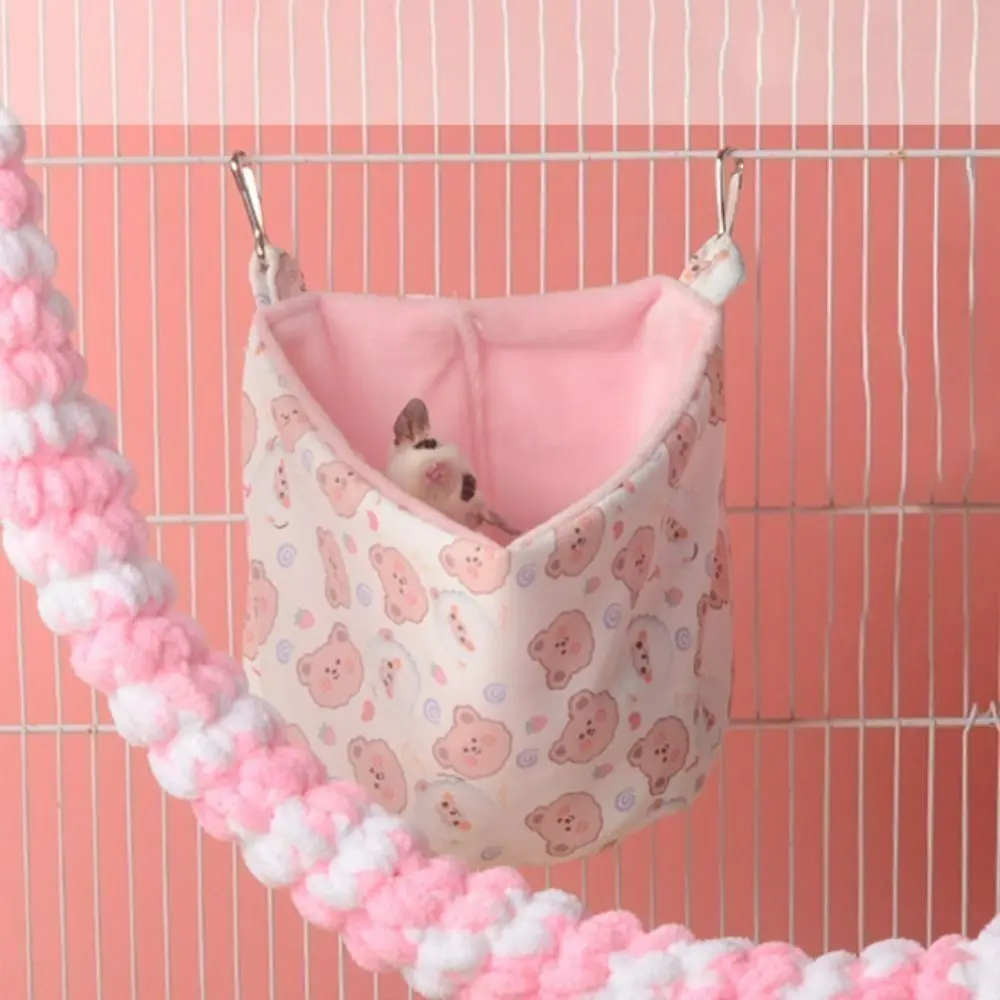 Small Pet Nest Hide House Hamster Hammock Guinea Pig Sleeping Bag Squirrel House Rabbit Nest