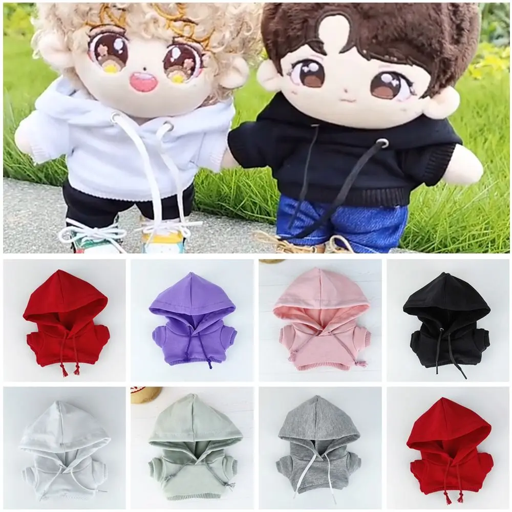 Handmade Hoodies Fashion Clothes For 1/12 BJD Dolls Top For 10cm Cotton Dolls Sweatshirt Outfits For 1/11 1/12 OB11