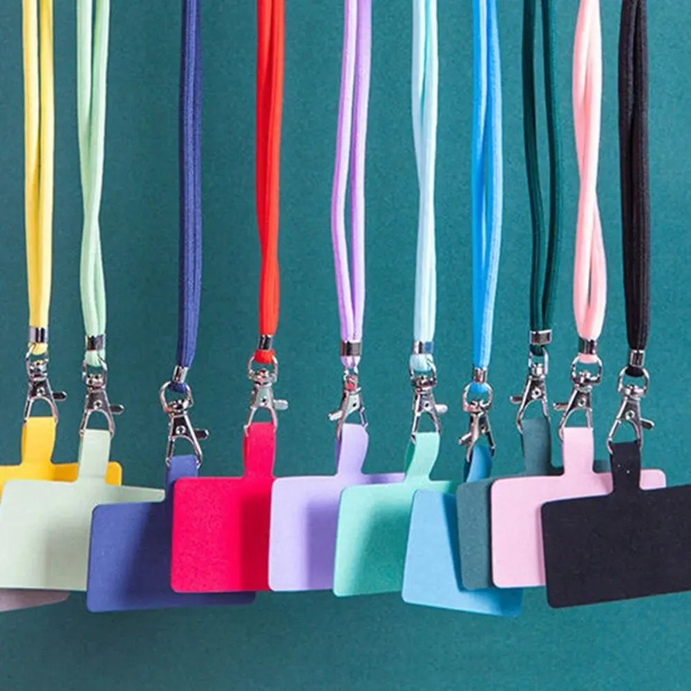 Adjustable Detachable Neck Cord Lanyard Strap Phone Lanyard Carabiner Compatible Pendant With Card For Mobile Key