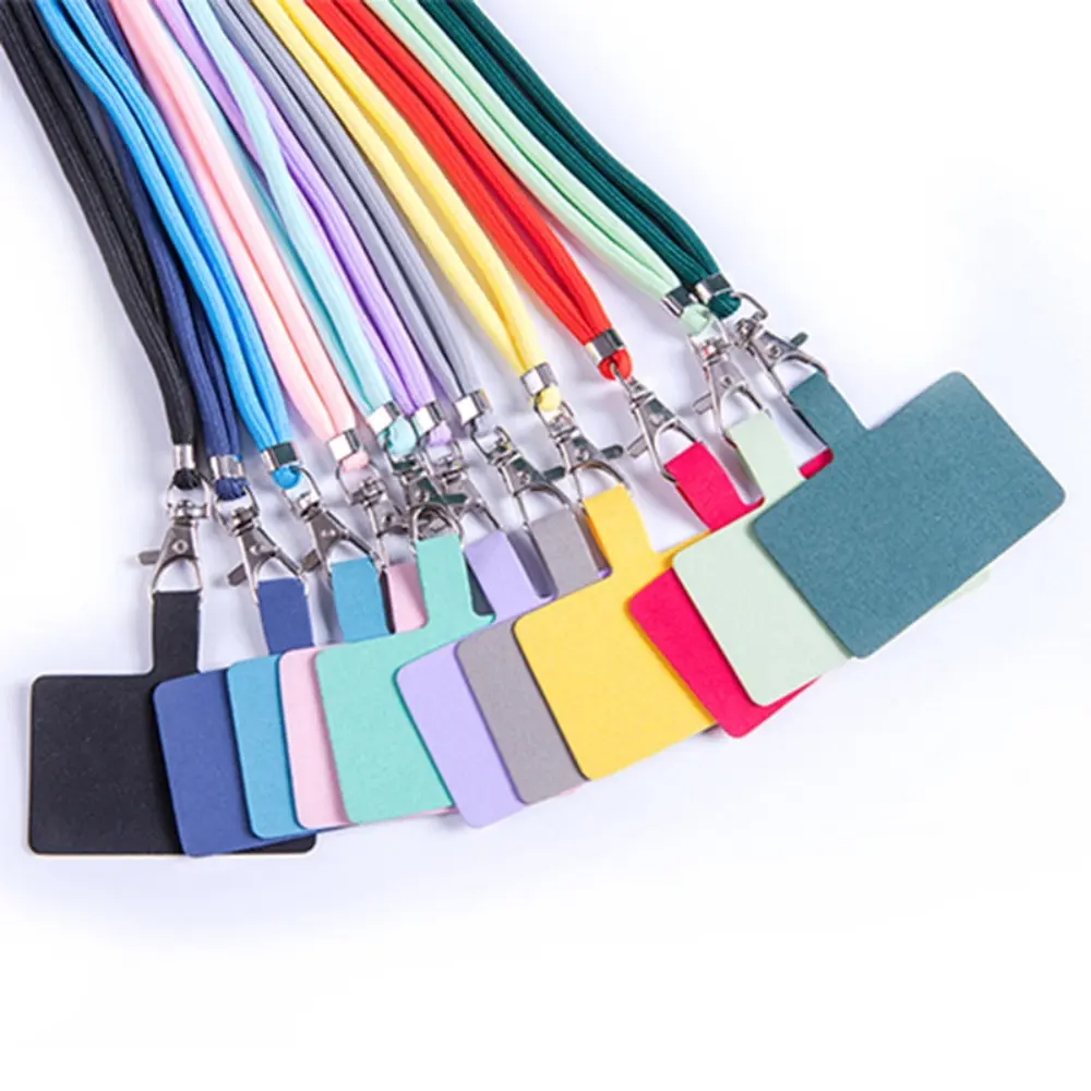 Adjustable Detachable Neck Cord Lanyard Strap Phone Lanyard Carabiner Compatible Pendant With Card For Mobile Key