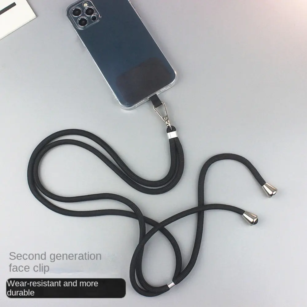 Adjustable Detachable Neck Cord Lanyard Strap Phone Lanyard Carabiner Compatible Pendant With Card For Mobile Key