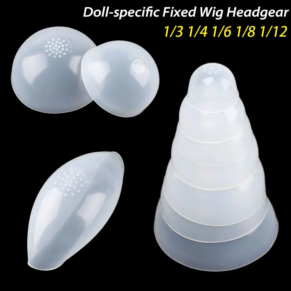 Anti Staining For Doll Silica Gel Hair Wigs Cover 1/3 1/4 1/6 1/8 1/12 Doll-specific Fixed Wig Headgear Silicone Headgear