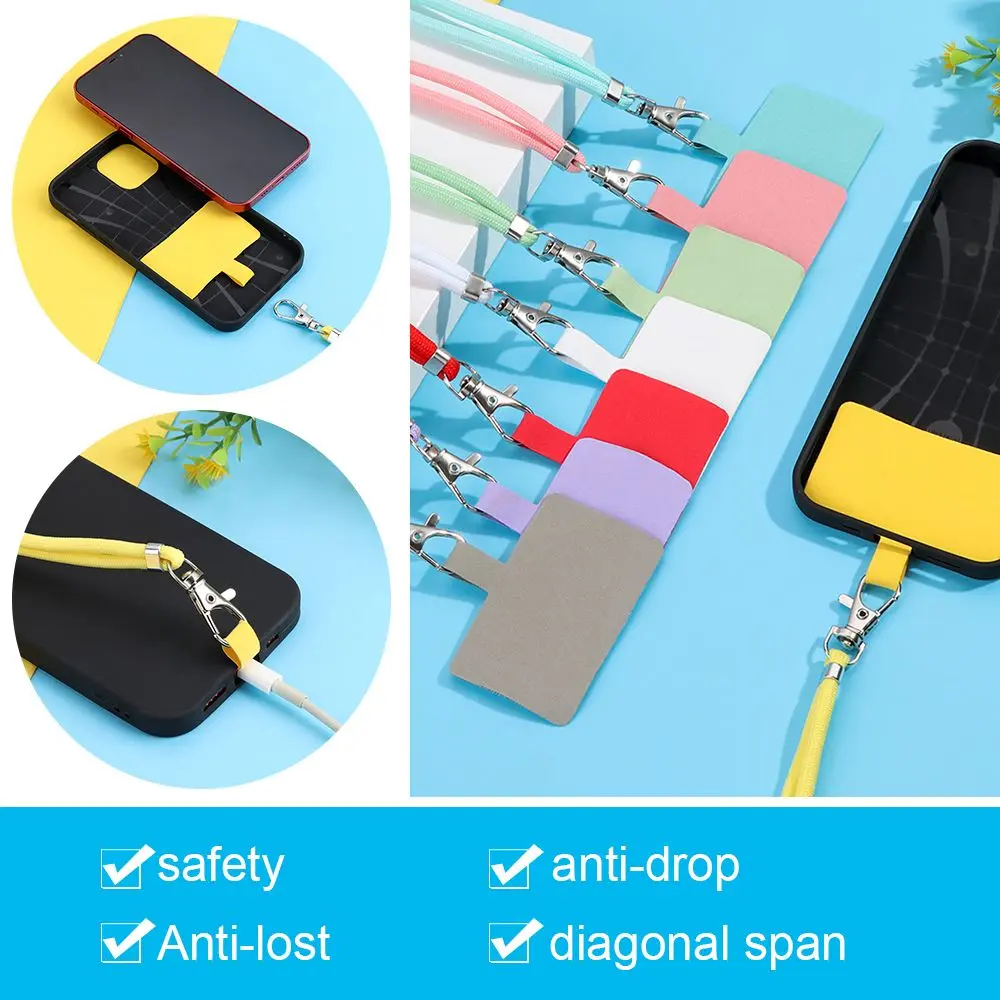 Adjustable Detachable Neck Cord Lanyard Strap Phone Lanyard Phone Safety Tether For All Mobile Phones And Case Straps