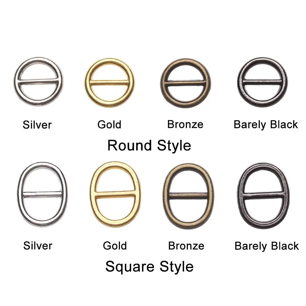 20pcs Newest Doll Bags Buckles Diy Doll Buttons 5mm/6mm Mini Ultra-small Tri-glide Belt Buckle Shoes Accessories