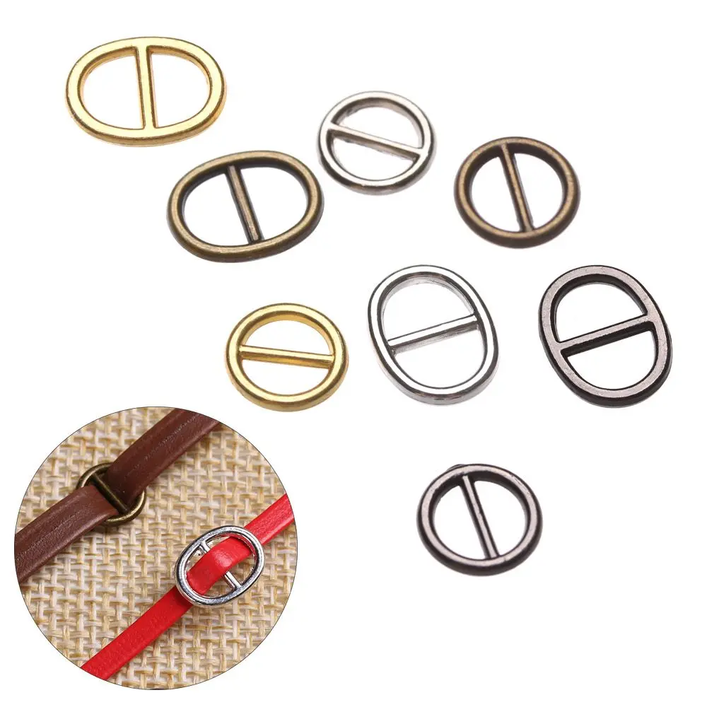 20pcs Newest Doll Bags Buckles Diy Doll Buttons 5mm/6mm Mini Ultra-small Tri-glide Belt Buckle Shoes Accessories
