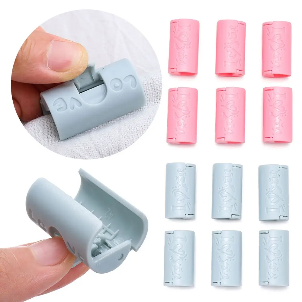 6PCS Non-slip Mattress Sheet Buckle Bed Pegs Clamp Needle-free Bed Sheet Holder Quilt Bed Cover Household Invisible Sheet Clip