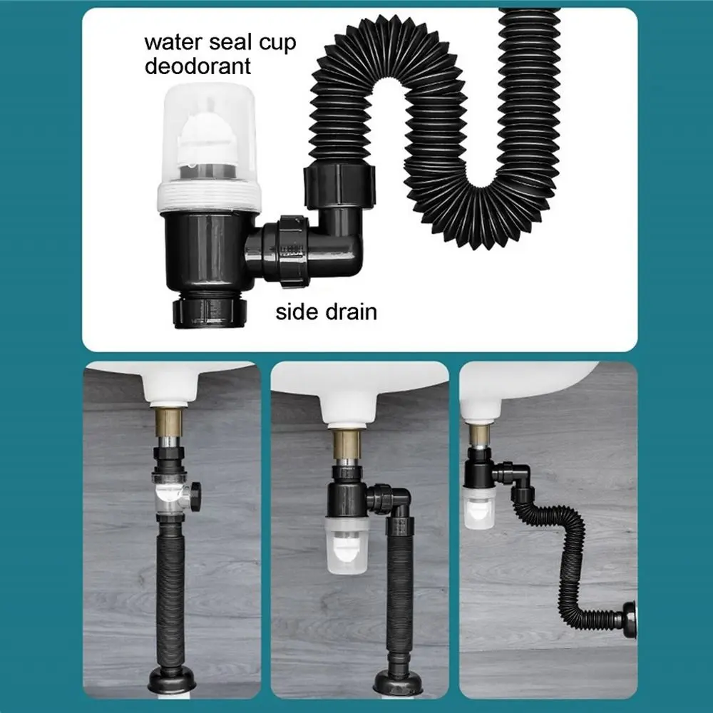 Kitchen Home Sink Hose Sink Strainer Drain Sink Deodorant Launch Pipeline Accessories Pipe Plumbing Washbasin Accessories