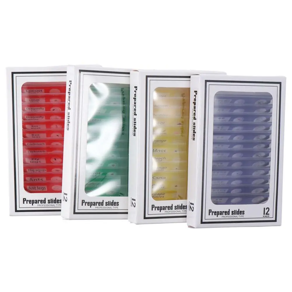 Animals Insects Plants Flowers Sample Specimens Prepared Microscope Slides for Children Homeschooling Biology Science Programs