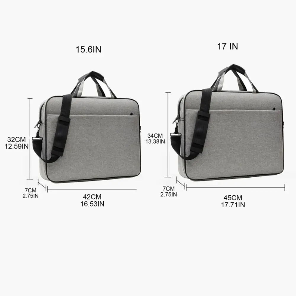 Shockproof Protective Laptop Case Large Capacity Laptop Bag 15.6 17 inch Strap Carrying for Lenovo/HP/Dell/Asus/Samsung