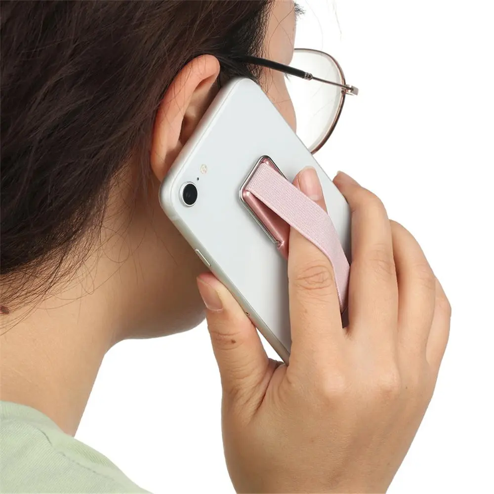 Universal Phone Holder Stand Elastic Strap Phone Holder Finger Grip Strap for Mobile Phone iPhone iPad Tablet