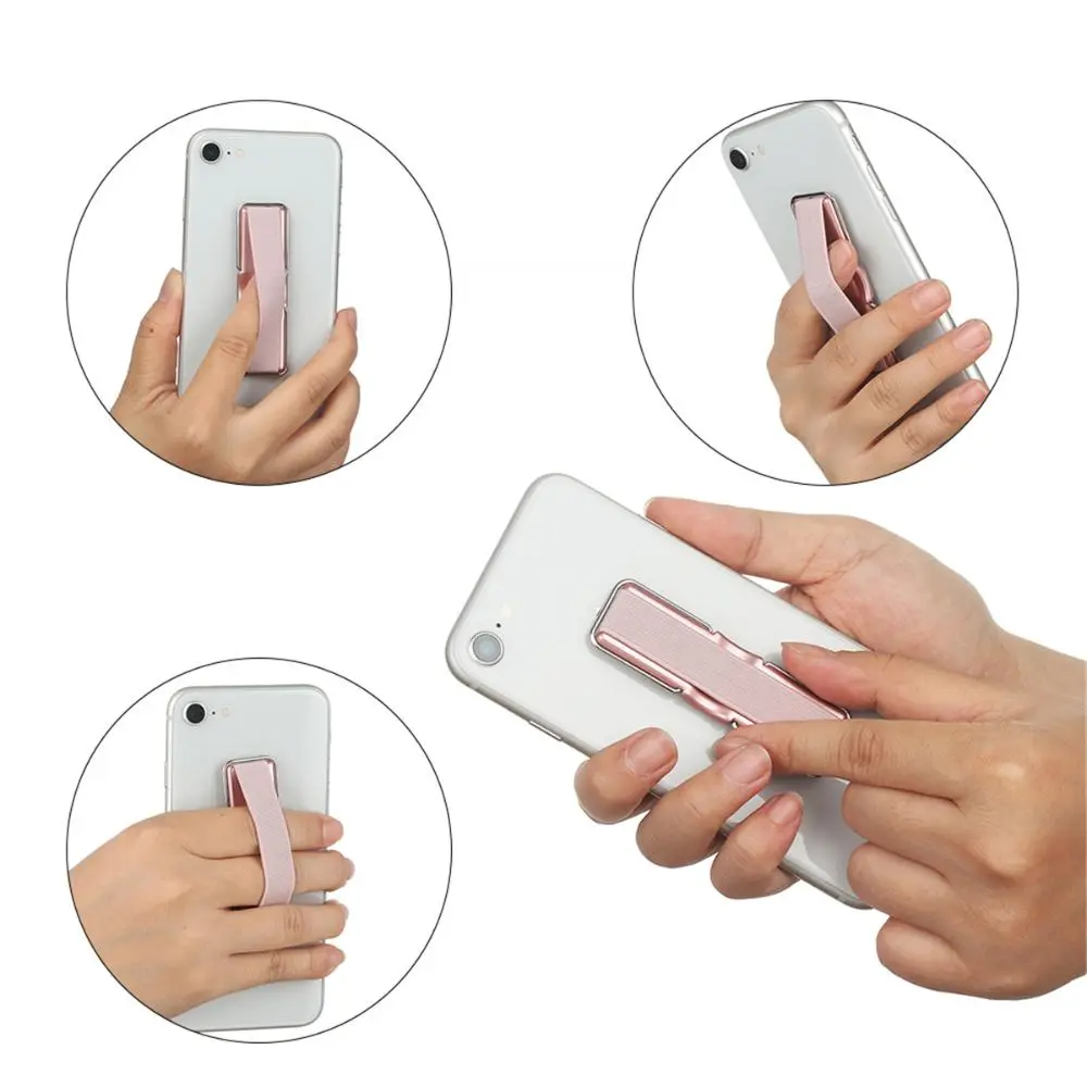 Universal Phone Holder Stand Elastic Strap Phone Holder Finger Grip Strap for Mobile Phone iPhone iPad Tablet