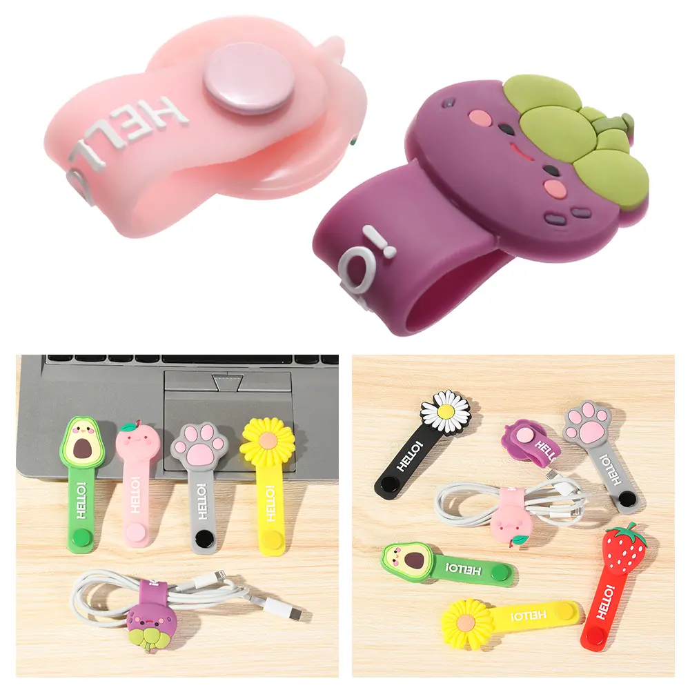 Multifunction Cord Protector Bookmark Clips Wire Cord Data Cable Organizer Winder Data Line Storage Earphone Winder