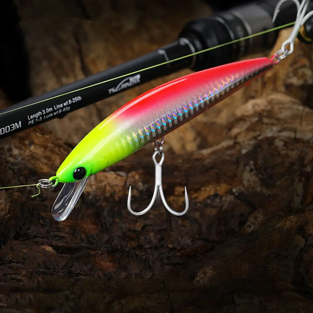 120MM/40g Hard Lure Artificial Bait Salt Water Lure Fishing Tackle Sinking Minnow Lure Big Minnow Fishing Lures Accessories