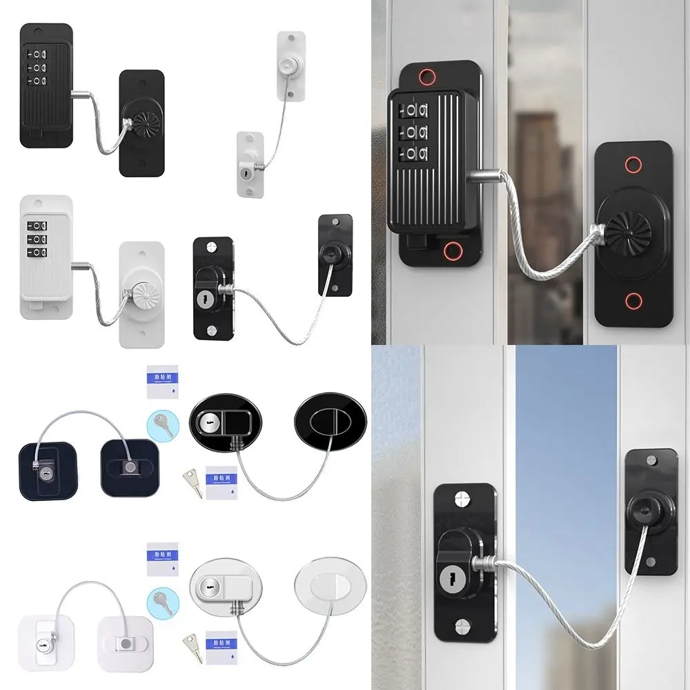 Multifunction Fridge Drawers Window Cabinet Lock Baby Safety Lock With Coded Lock Digital Password Child Protection