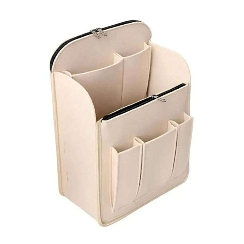 Felt Backpack Inner Bag Liner Bag Multi-Pocket Insert Bag Organizer for Longchamp Backpack Storage Bag