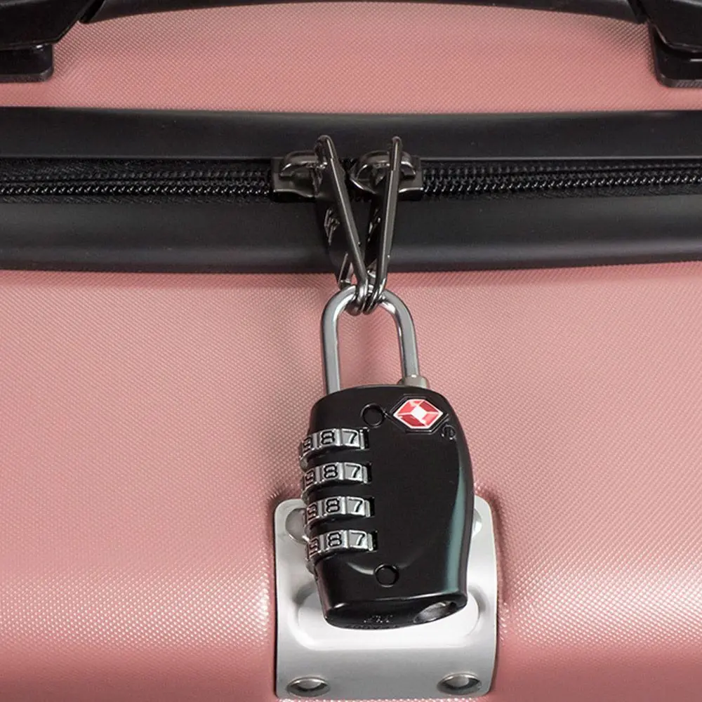 Suitcase Luggage Metal Code Password Locks Padlock TSA Customs Code Lock 4 Dial Digit Password Lock
