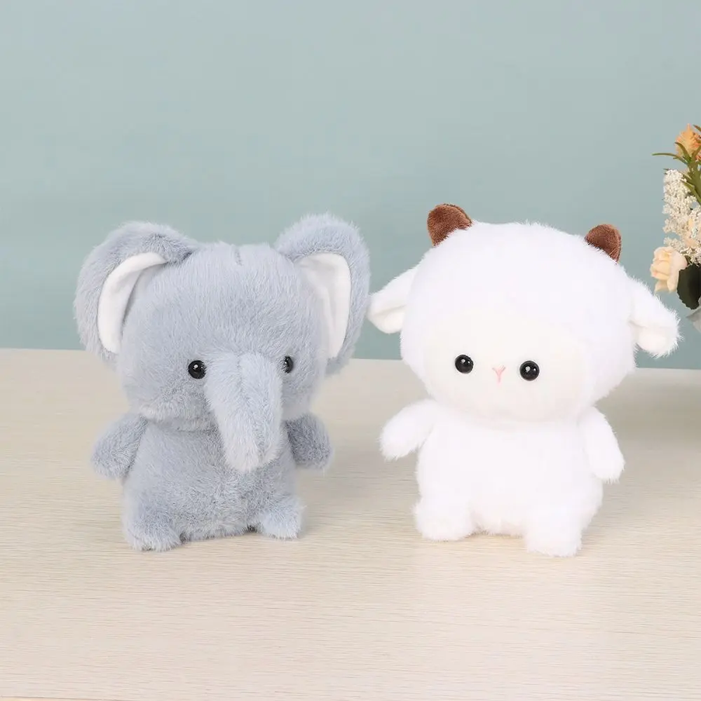 Cartoon Desk Companion Doll Kawaii Anime Elephant Rabbit Bear Panda Learning Partner Birthday Christmas Gift