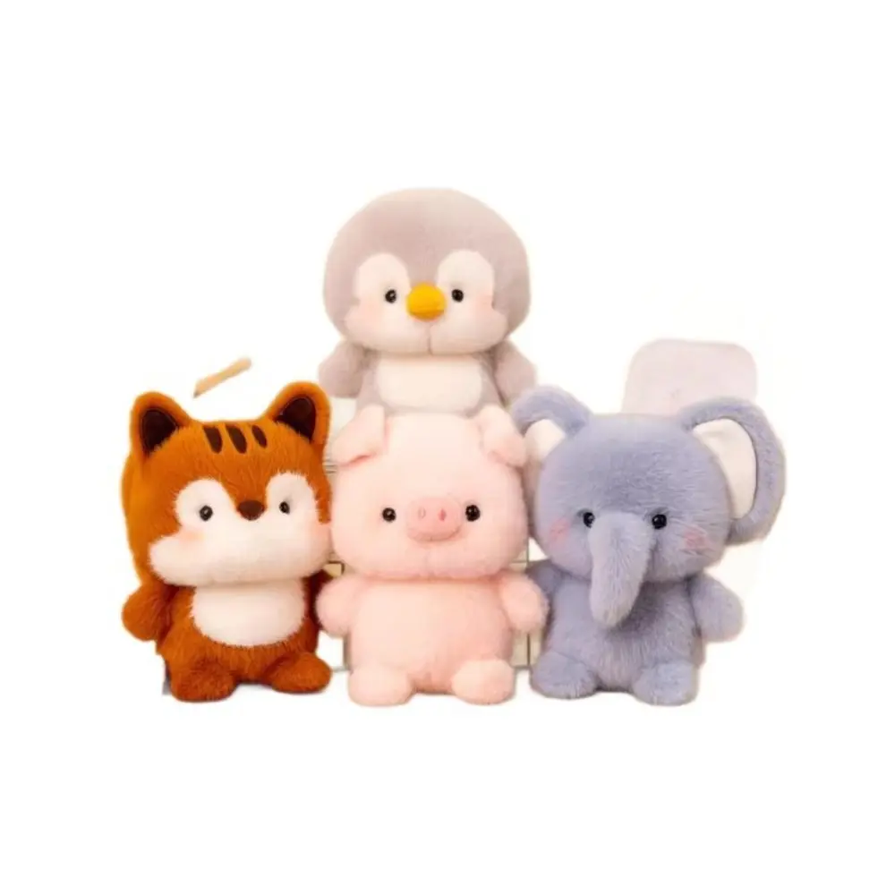 Cartoon Desk Companion Doll Kawaii Anime Elephant Rabbit Bear Panda Learning Partner Birthday Christmas Gift