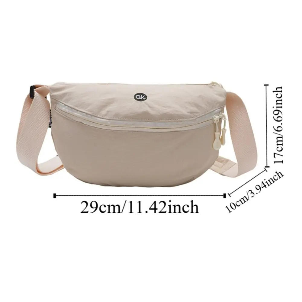 Simple Versatile Lightweight Handbag Large Capacity Women Shoulder Messenger Bag Adjustable Strap Reusable Tote Bag