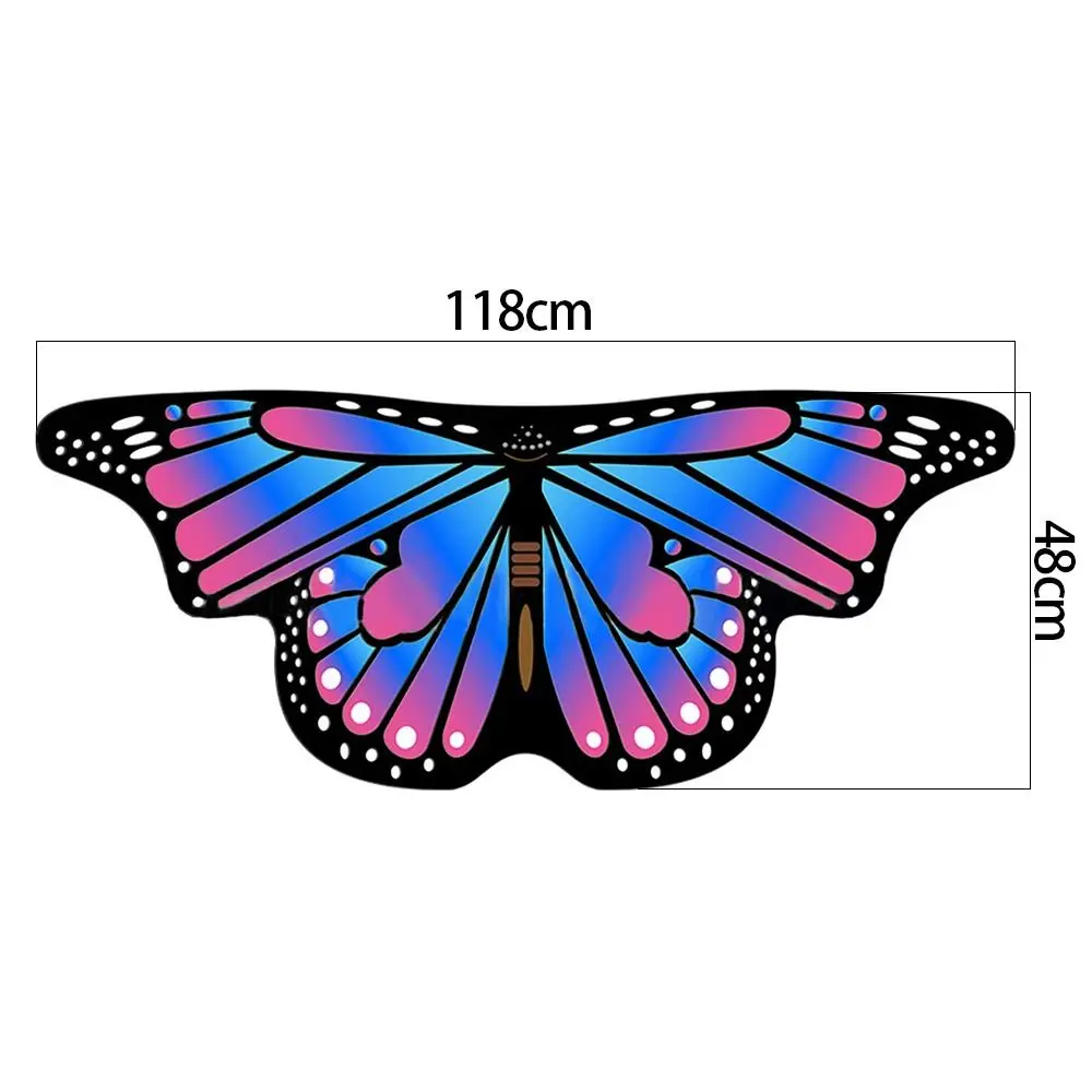 Girls Fairy Shawl Pixie Cloak Fancy Dress Costume Gift Kids  Wings Cape Party & Holiday DIY Decorations
