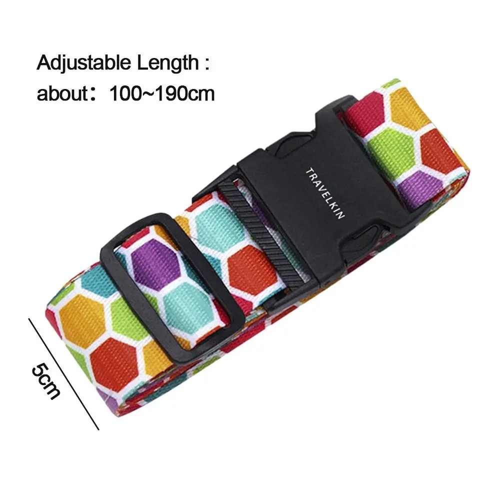 Travling Packing Belt Suitcase Luggage Strap Buckle Baggage Tie Down Belt With Password Adjustable Luggage Straps
