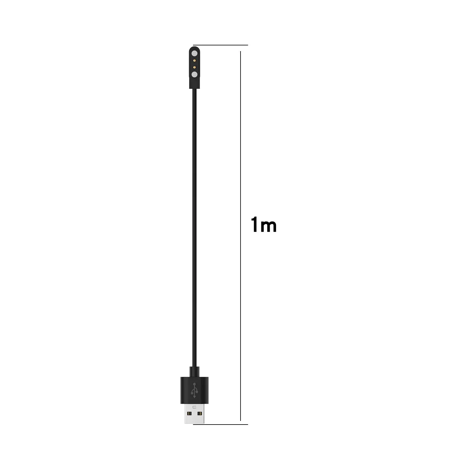 60cm Smart Watch Dock Cord Charger for Xiaomi Haylou Solar LS05 Smartwatch USB Charging Cable Wire Charger Adapter Accessory