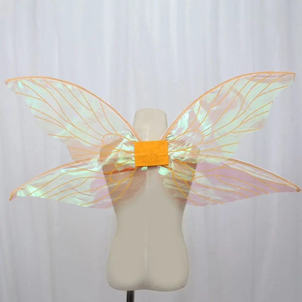 Women's Dress Girl Shining Princess Fairy Wings Festival Makeup Prom Props COS Dress Up Cicada Wings Role Play Dress Up Props