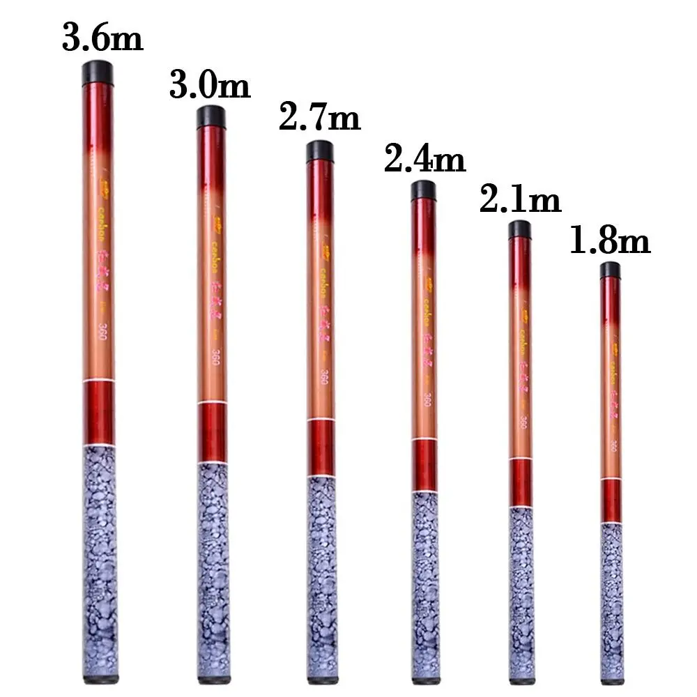 FRP Portable Fishing Rods Tackle Ultralight Telescopic Fishing Rod Travel Stream Lake Hand Pole Carp Feeder