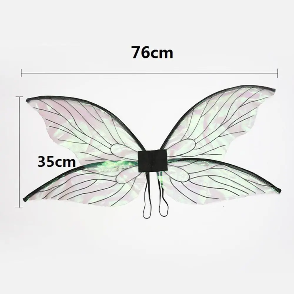 Women's Dress Girl Shining Princess Fairy Wings Festival Makeup Prom Props COS Dress Up Cicada Wings Role Play Dress Up Props