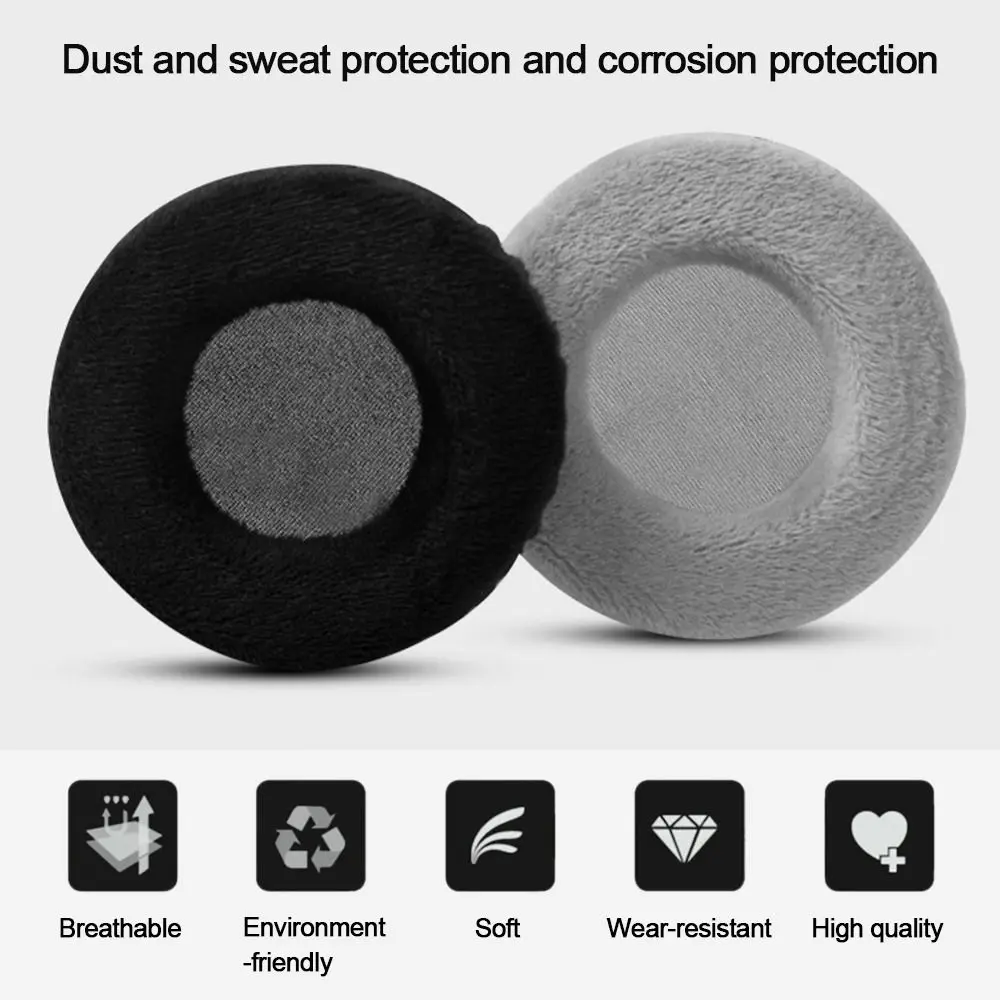 Velvet Earpads 60mm-110mm Replacement Ear Pads Cushion for Sony/for Akg/for Denon