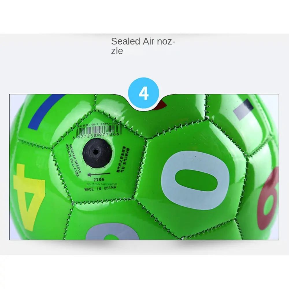 15cm PVC Bright Color Soccer Children's Toy Football Mini Football Squeezable Kids Small Ball Training Ball