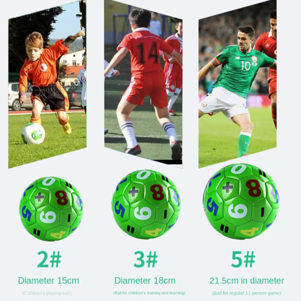 15cm PVC Bright Color Soccer Children's Toy Football Mini Football Squeezable Kids Small Ball Training Ball