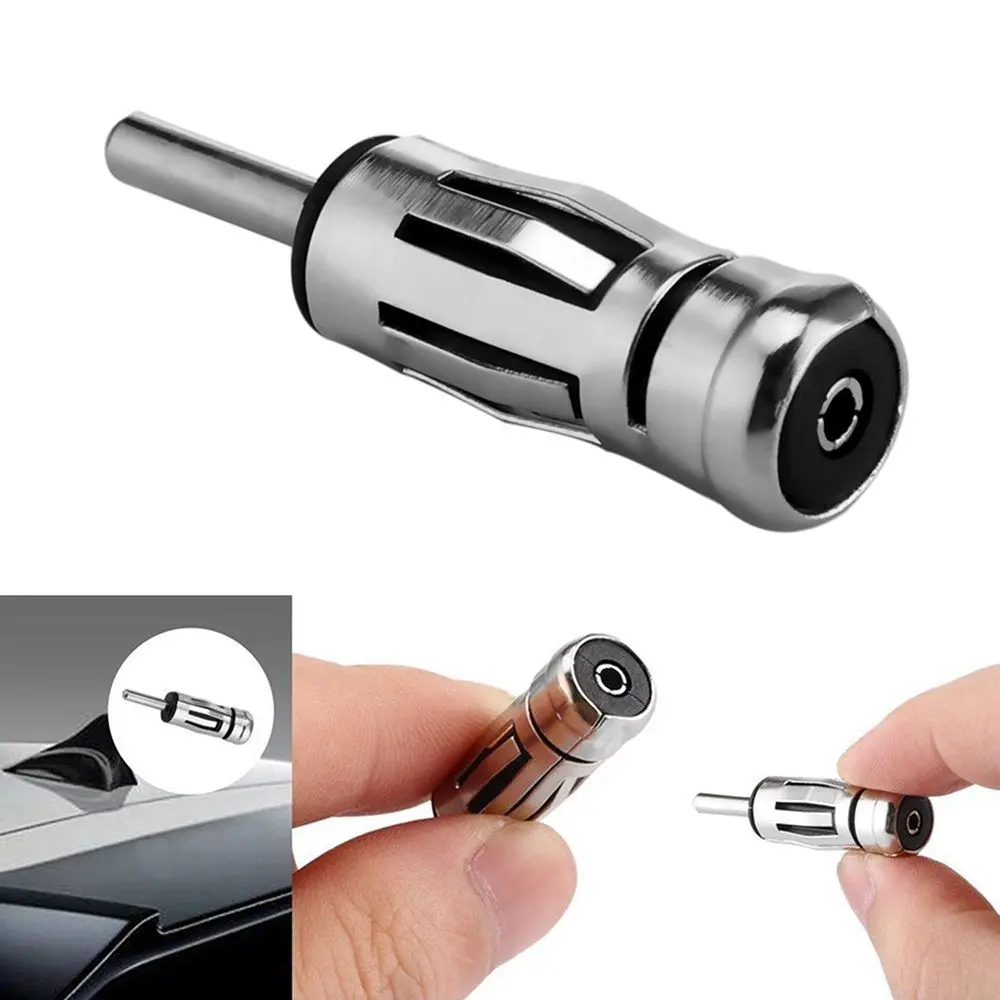 Conversion Socket Plug Parts Car Vehicle Radio Stereo ISO To Din Aerial Antenna Mast Adaptor for Car Radio Antenna Adapter