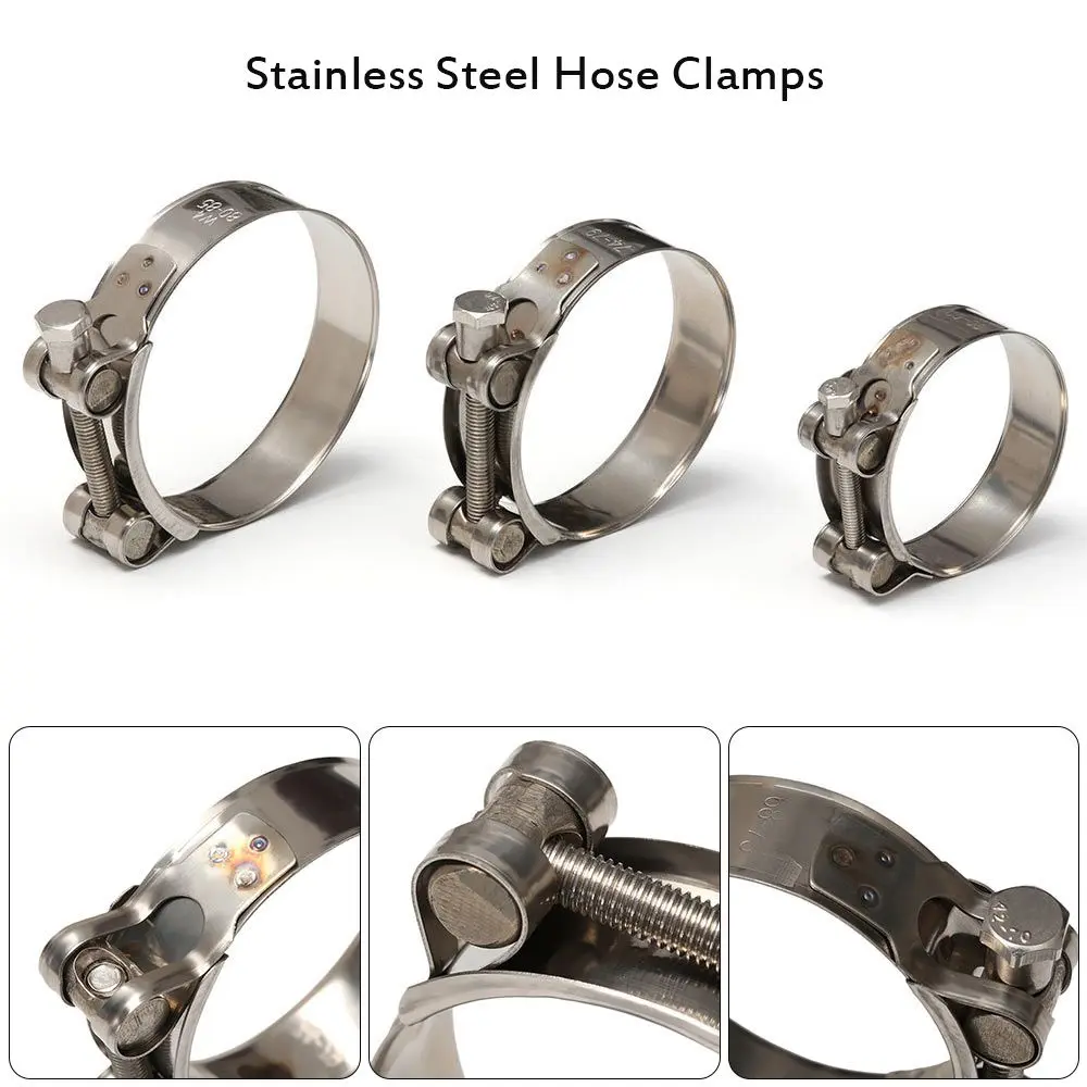 Stainless steel water pipe fasteners clamps strengthens the clamp hose clamp Circular air water pipe Fuel hose clips