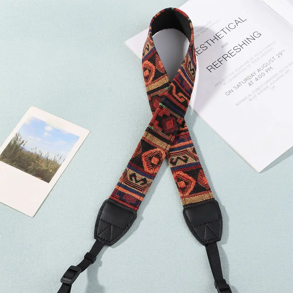 PU Leather Vintage Adjustable Belt Camera Shoulder Neck Strap For Nikon Sony DSL/DSLR
