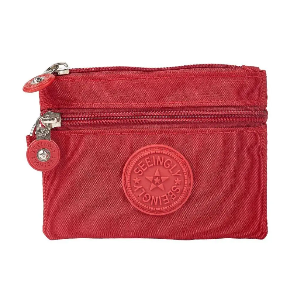 Keys Earphone Pocket Storage Bags Small Solid Canvas Coin Bags Kid's Money Coin Purse Students Bus ID Credit Card Holder